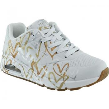 Zapatillas de deporte para mujer Skechers Golden Heart Sneakers en color natural, modelo Uno en beige