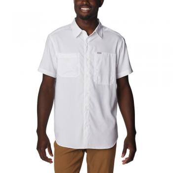 Camisa de hombre Columbia Silver Ridge™ Utility Lite manga corta blanca - S