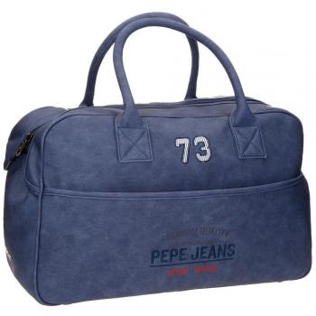 Pepe Jeans Jack Bolsa de Viaje, 50 cm, 30.4 Litros, Azul