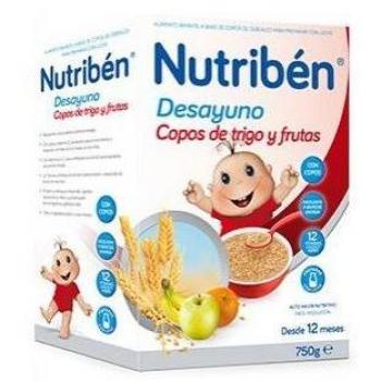 Nutribén Desayuno Copos de Trigo y Frutas 750g