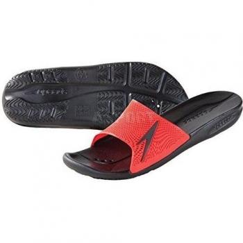 Speedo Atami II Max - Chanclas para hombre, color rojo / negro, talla 46