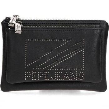 Monedero Pepe Jeans Donna Negro dos compartimentos