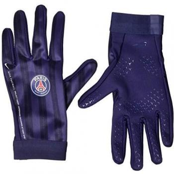 NIKE PSG Acdmy Hprwrm-Ho19 Guantes de Fútbol, Unisex Adulto, Midnight Navy/Midnight Navy/