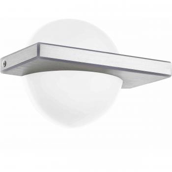 Aplique de Pared LED Boldo Cromo 11W Luz Cálida 3000K 950lm