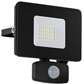 Foco de Exterior LED Faedo 3 con Sensor PIR Negro 20W