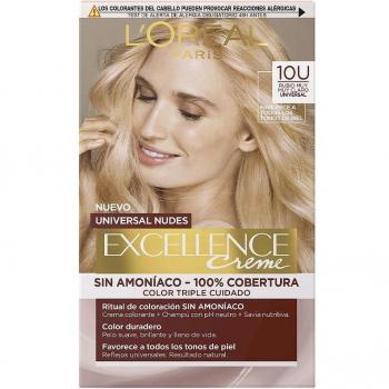 L'Oréal Paris Excellence Creme Universal Nudes Permanent Hair Color - 10U Lightest Blonde