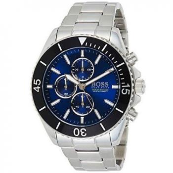 BOSS Mens Chronograph Quartz Watch with Stainless Steel Strap 1513704