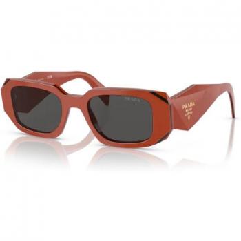 Prada PR 17WS Square Sunglasses in Orange (Col. 12N5S0) for Women