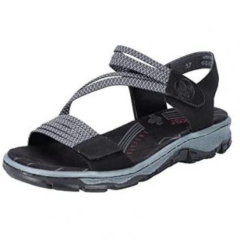 Sandalias de Trekking Rieker para Mujer - Negro, Talla 39 EU