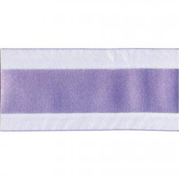 May Arts cinta SHEER con centro de satén 21/5,08 cm x 25 Yd. Lavanda, acrílico, multicolor