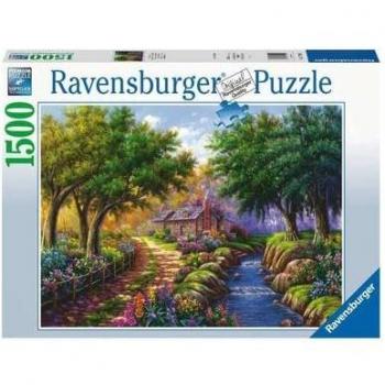 Puzzle Ravensburger 17109 Cottage By The River 1500 Piezas