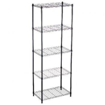 Estantería Kipit 56 x 35 x 160 cm Negro Metal Plástico - Organización y Diseño Moderno