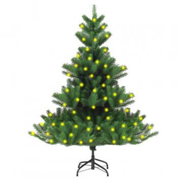 150cm Pre-lit Green Nordmann Fir Artificial Christmas Tree