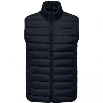 Chaleco acolchado Only & Sons Brody azul oscuro regular fit hombre XXL