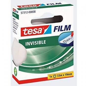 Cinta Adhesiva Tesa Film Invisible Rollo 33x19 Ecologica