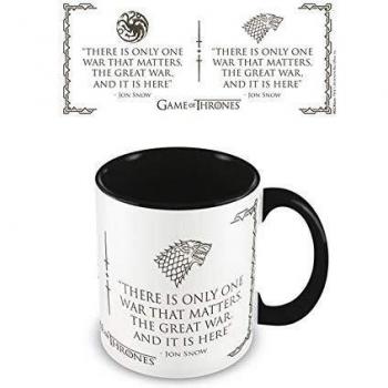 Taza Game of Thrones Great War con Interior Negro
