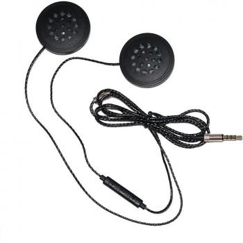 Auriculares con cable para casco de motocicleta, manos libres, Jack de 3,5mm, música y llamadas