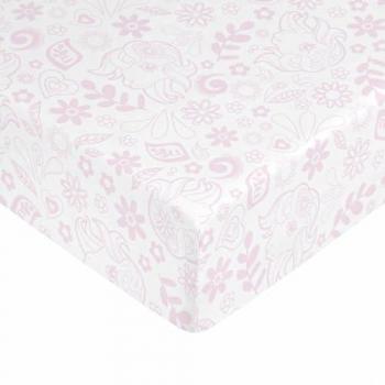 Bajera My Little Pony 100% Algodón Ajustable Multicolor para Cama de 105 cm, Suave y Elástica