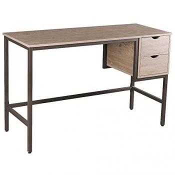 Escritorio Illinois de Madera y Metal con Cajones - 120x48x76 cm