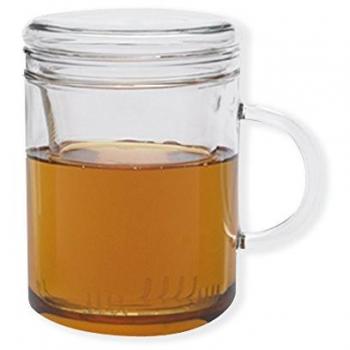 Taza de té Zyclo con filtro y tapa de cristal 1 unidad - Trendglas