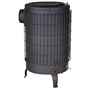 Theca 6500033 Estufa leña económica, con parrilla pintada, número 3, negro