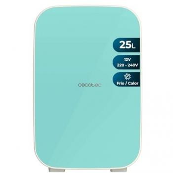 Nevera Mini Cecotec Bahamas 25L - Frigorífico Portátil 12V-220V, Enfriamiento y Calentamiento, 7 a 65ºC, Ideal para Coches y Caravanas