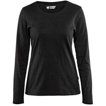Camiseta de Manga Larga para Mujer Blaklader Negra Talla M