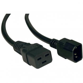 Tripp Lite - Cable (15A, 14AWG (IEC-320-C19 a IEC-320-C14), 1.22 m [4 pies], 1,22 m, Macho/Hembra, C19 acoplador, C14 acoplador, SJT, Negro)