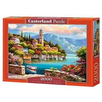 Castorland C-200696 Village Clock Tower rompecabezas, multicolor , color/modelo surtido