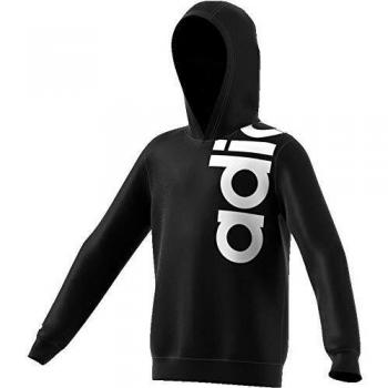 adidas Yb Logo HDY Sudadera, Niños, Negro/Blanco, 152