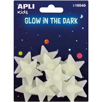 APLI Kids - Bolsa de pegatinas luminiscentes