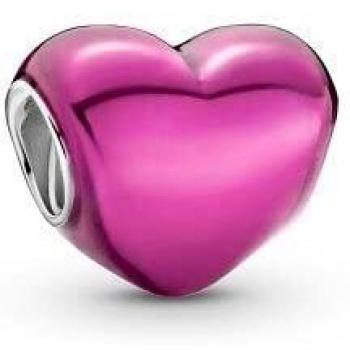 Charm Pandora 799291C03 corazón rosa metálico