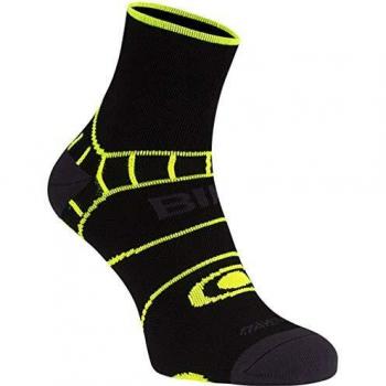 Calcetines de Ciclismo Climayarn Avento para Hombre - Talla 39/42 Amarillo y Negro