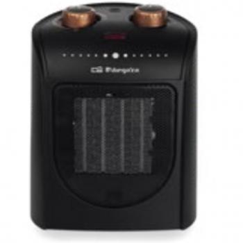 Orbegozo CR 5038 Calefactor Cerámico Oscilante Interior Negro 1800W con Termostato Regulable