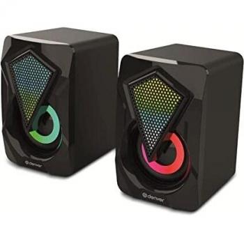 Altavoces Gaming DENVER Gas 500 2 X 3W RMS USB RGB