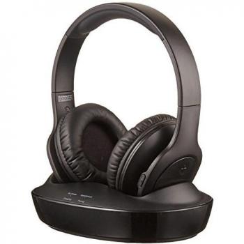AmazonBasics - Auriculares circumaurales inalámbricos por radiofrecuencia