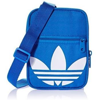 adidas Festvl B Trefoi - Bolso unisex, color azul / blanco, talla NS