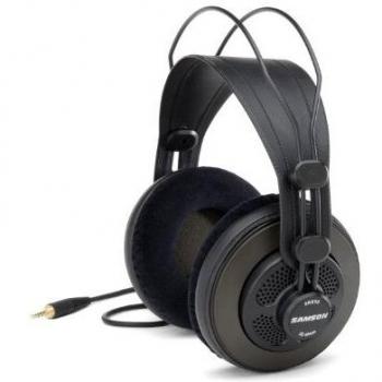 Samson SR850 Traditional Wired Headphones, Black m