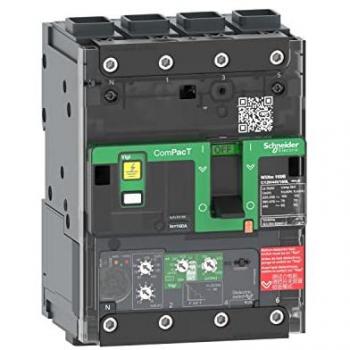 Interruptor Automático Schneider NSXm 160A 16kA 4P C12E44V160L