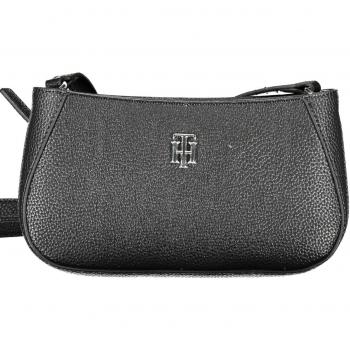 Chic Black Adjustable Crossbody Bag with Zip Closure for Women