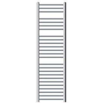 Radiador Toallero Curvado de Cromo para Baño - 400 x 1500 mm - Conexión Lateral - Secador de Toallas