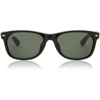 Ray-Ban RB2132F New Wayfarer Asian Fit 901L Gafas de Sol para Hombre Negras