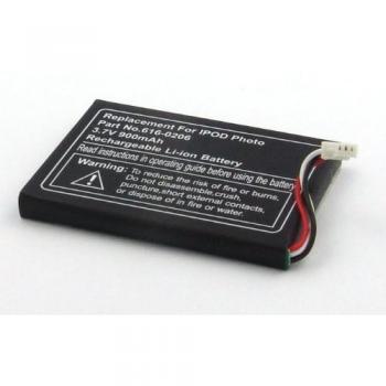 AccuCell Batería para Apple iPod Photo, 616-0206, 900 mAh