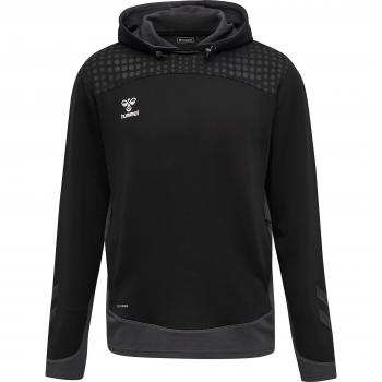 Hummel Sudadera con Capucha Lead Poly - Sudadera, material poliéster, diseño moderno, ajuste cómodo, capucha ajustable, logo de Hummel en el pecho