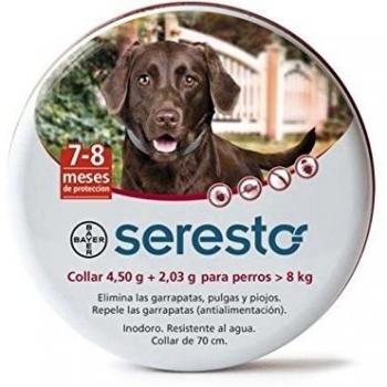 Seresto 8-Month Flea & Tick Prevention Collar for Dogs