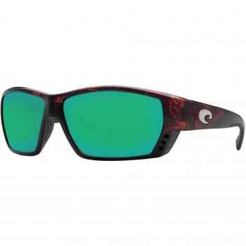 Costa Tuna Alley Polarized Mirror Sunglasses - Tortoise/Green 580P
