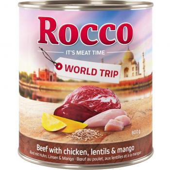 Rocco World Tour India, Chicken with Lentils and Mango - Economy Pack: 24 x 800 g
