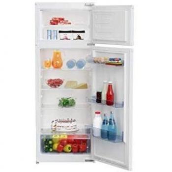 Beko Refrigerador integrado BDSA250K3SN, zona de 0 °C, tecnología de puerta de arrastre, nicho: 145 cm, 37 dB, color blanco