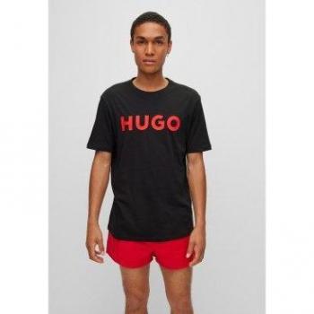 Camiseta Hombre - Dulivio, Cuello redondo, Manga corta, Logotipo, Algodón Hugo