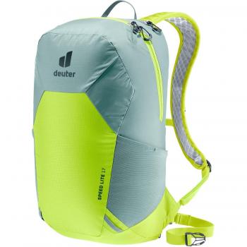 Mochila Deportiva Deuter Speed Lite 17L Jade/Citrus - Unisex, Ligera y Compacta